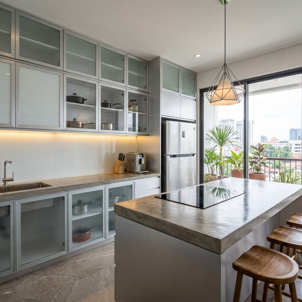 Kitchen Set Aluminium - Tukang Cikarang