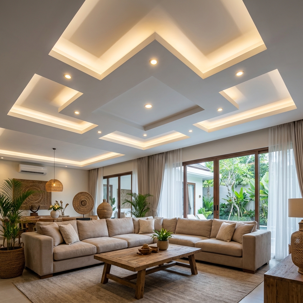 Plafon PVC Drop Ceiling - Tukang Cikarang